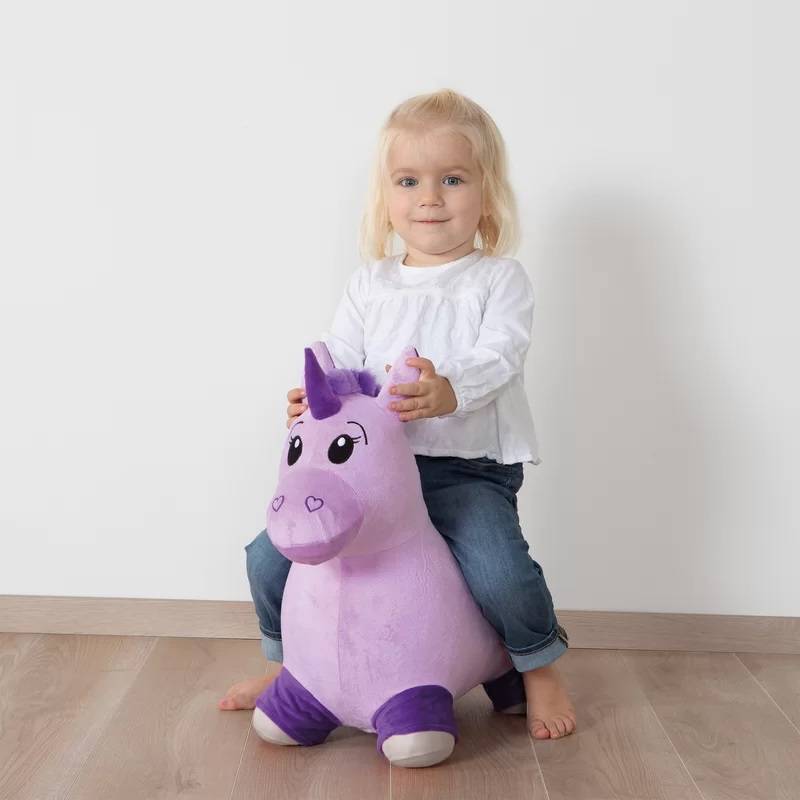 Poni za skakanje sa plisanom navlakom 59048 