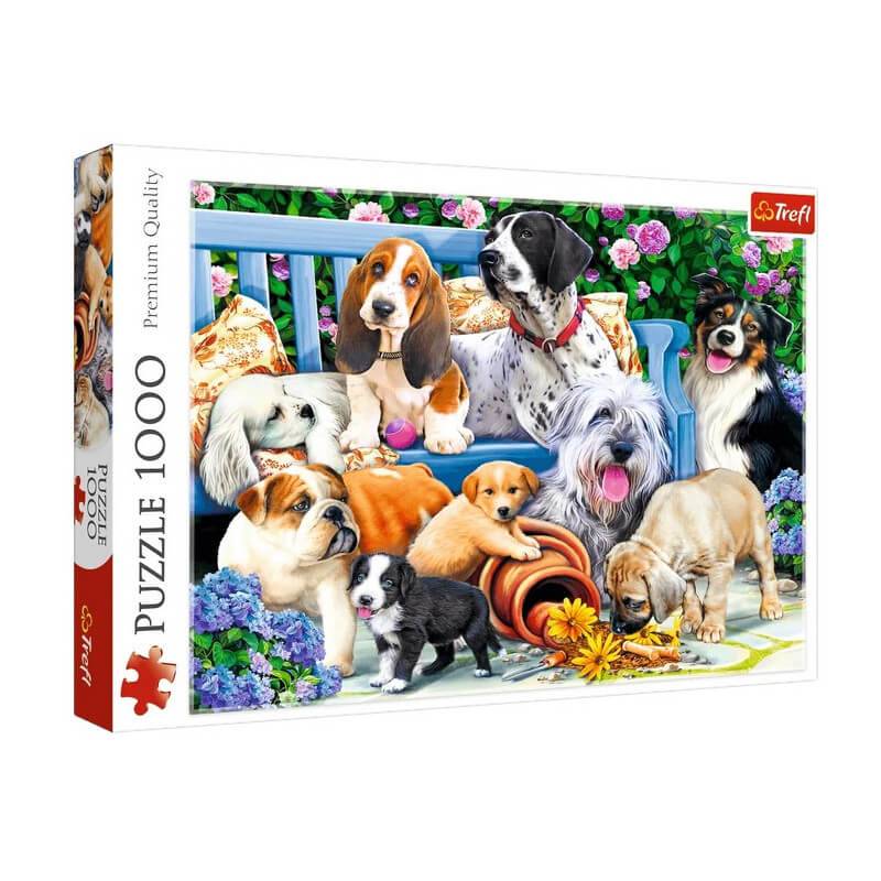 Puzzla Dogs in the garden T10556 