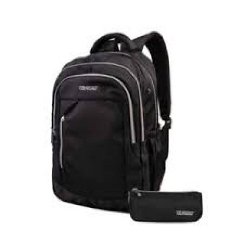 Ranac i pernica set Silvra Black 29807 