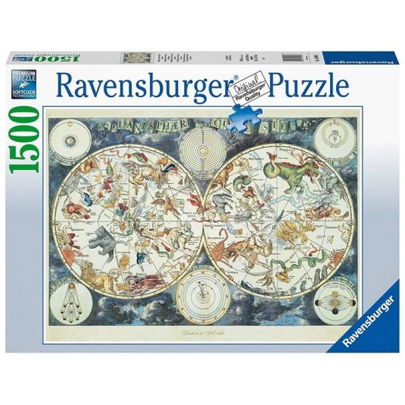 Ravensburger puzzle Mapa sveta RA16003 
