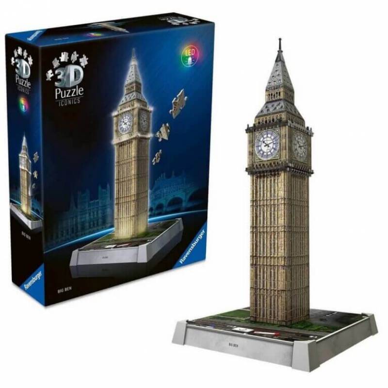 Ravensburger 3D puzzle Big Ben sa svetlom RA12008025 