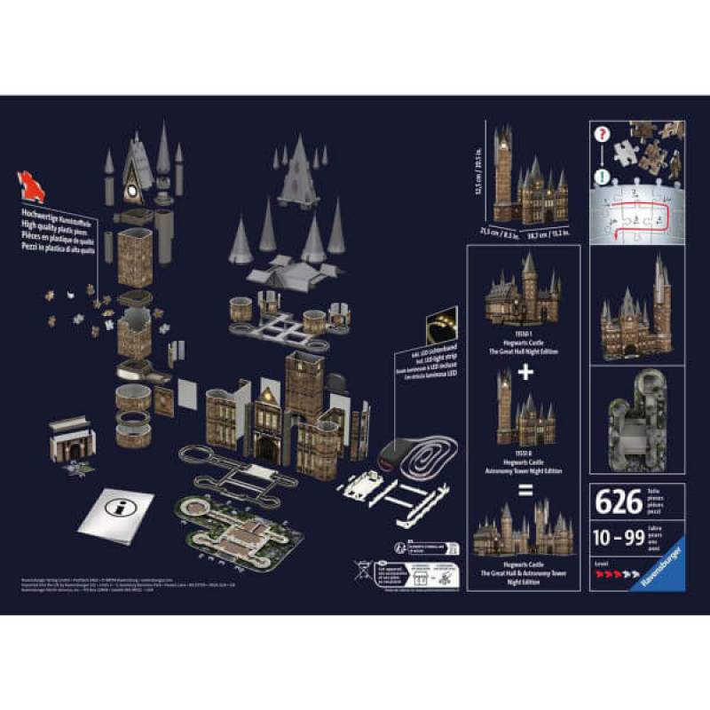 Ravensburger 3D puzzle Harry Potter Hogwarts Castle RA11551 