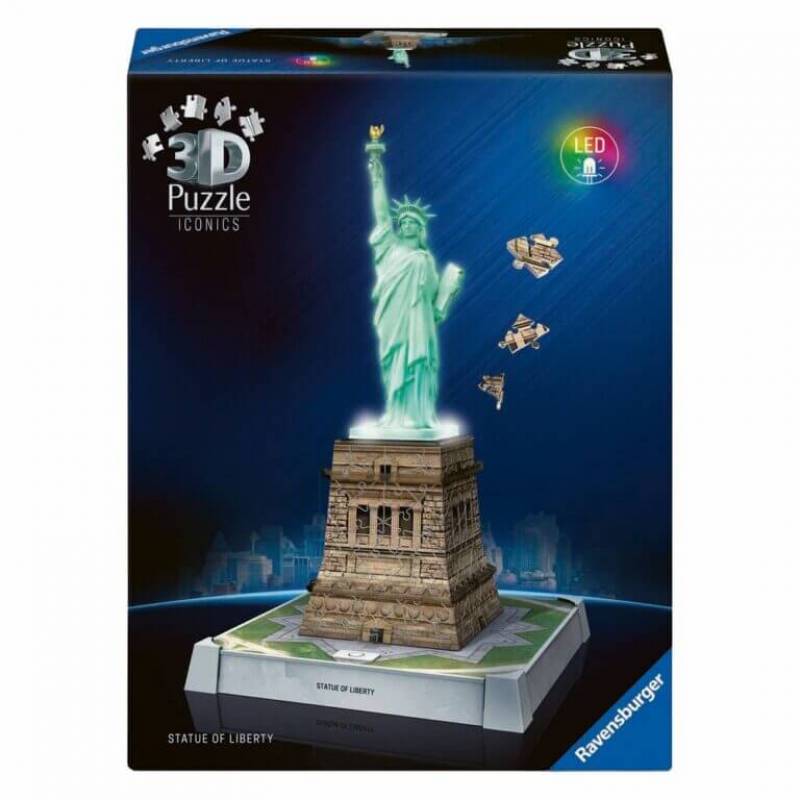 Ravensburger 3D puzzle Kip slobode sa svetlom RA12008027 