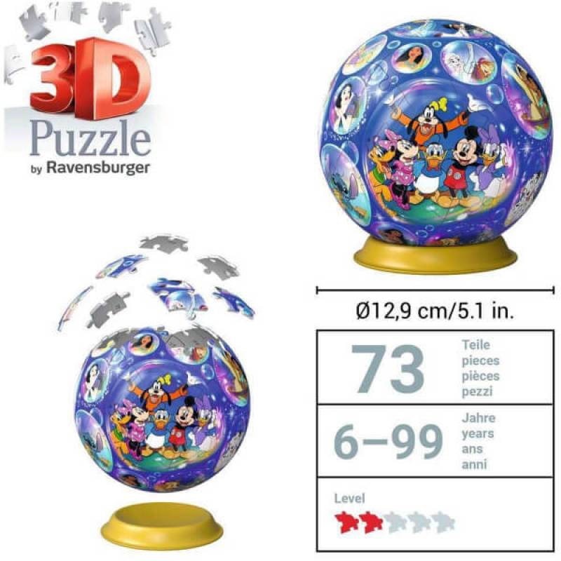 Ravensburger 3D puzzle Kugla sa Disney likovima RA11561 