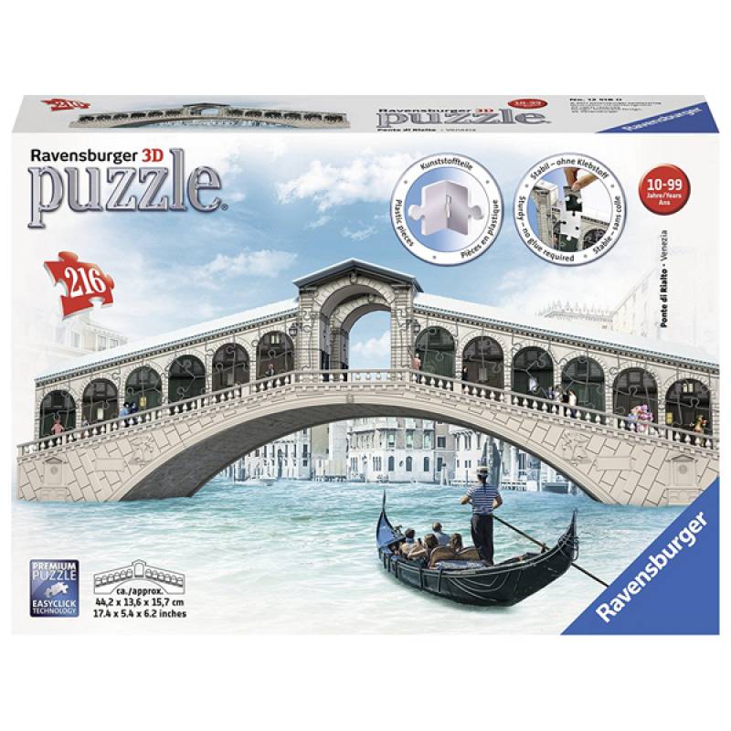 Ravensburger 3D puzzle (slagalice) - Rialto most , RA12518 