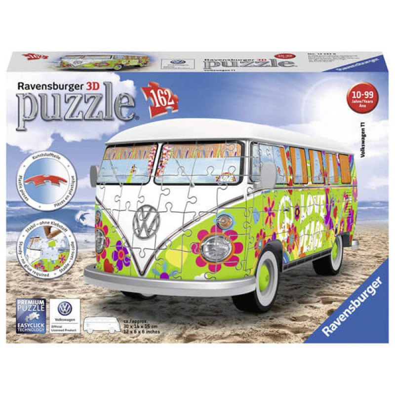 Ravensburger 3D puzzle Volkswagen kombi hipi stil RA12532