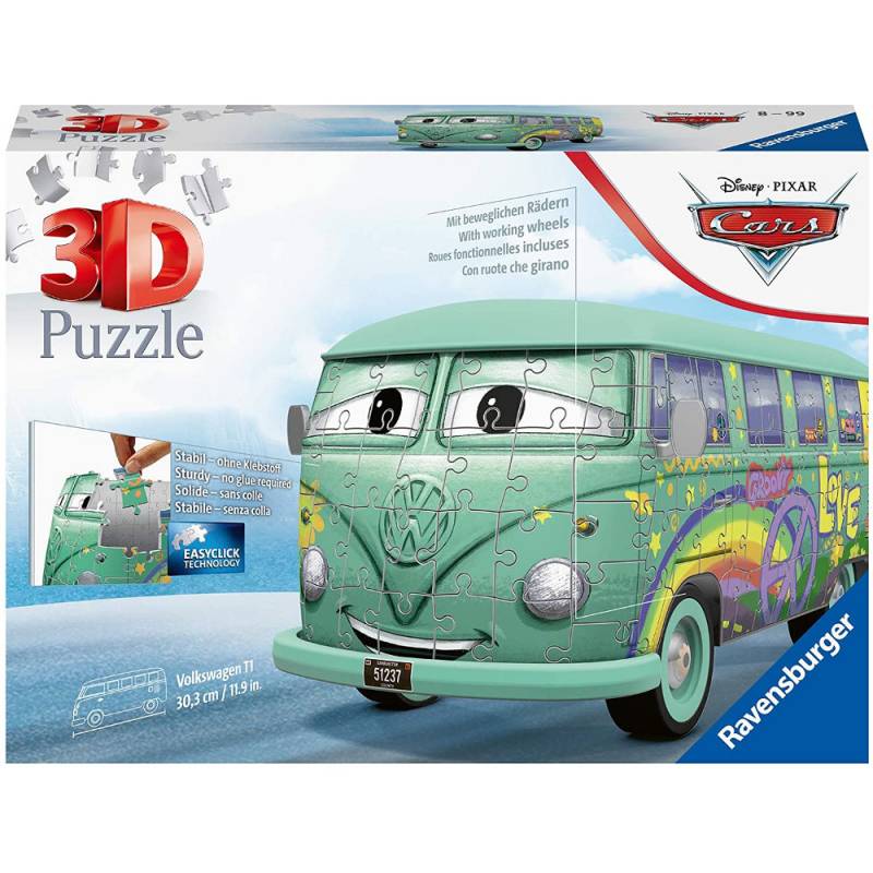 Ravensburger 3D puzzle VW bus T1 Cars RA11185 