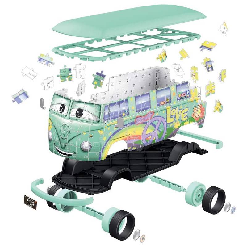 Ravensburger 3D puzzle VW bus T1 Cars RA11185 