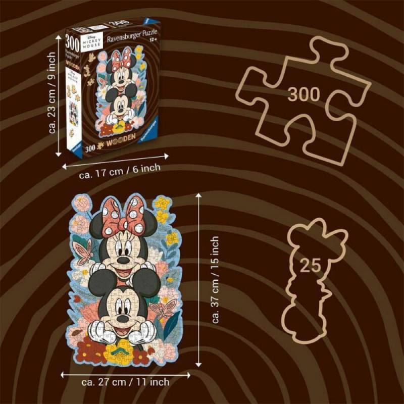 Ravensburger drvene puzzle Disney Mickey & Minnie RA12000762 