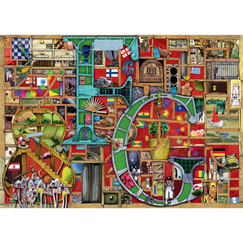 Ravensburger puzzla Alfabet F i G RA16761 