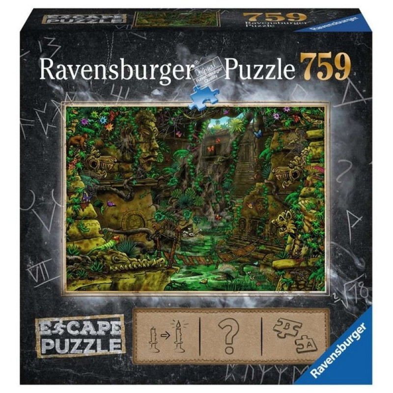 Ravensburger puzzle (slagalice) - Drevni hram  759 delova 