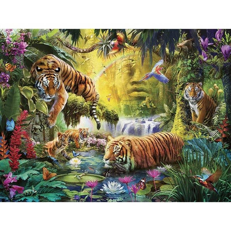 Ravensburger puzzla Tranquil Tigers RA16005 