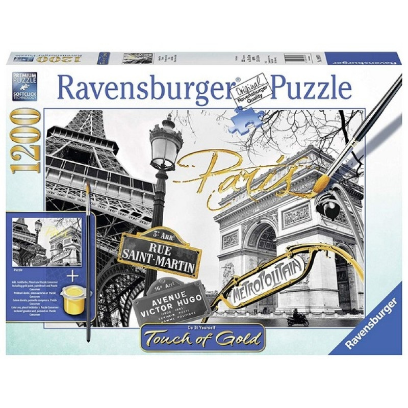 Ravensburger puzzle (slagalice) -Zlatni Pariz 1200 delova 