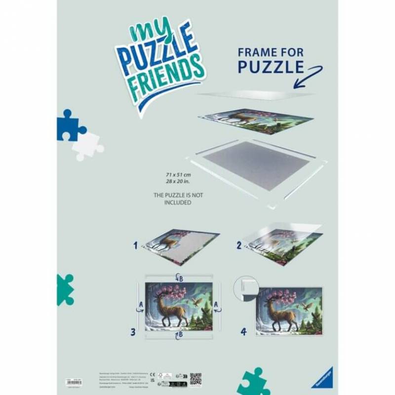 Ravensburger puzzle  Beli okvir X RA12001248 