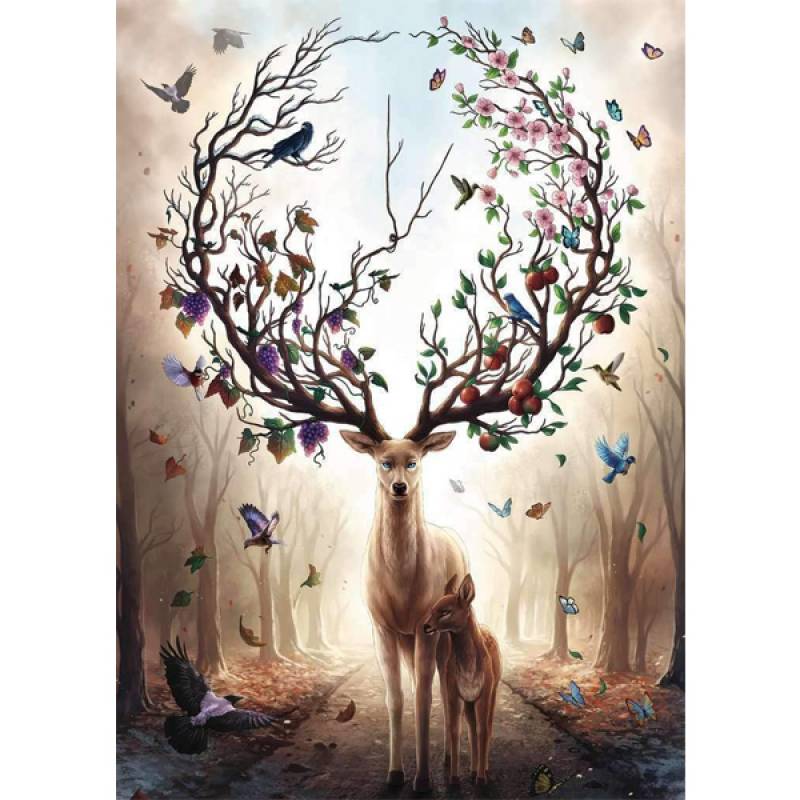Ravensburger puzzle Čarobni jelen RA12000459 