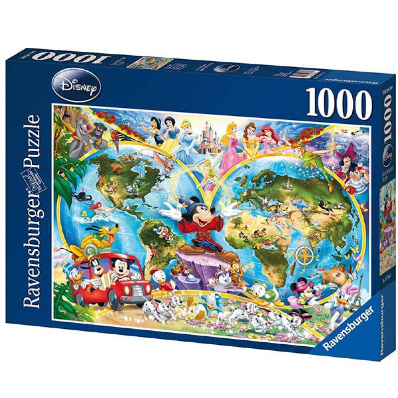 Ravensburger puzzle Diznijeva mapa sveta RA15785 