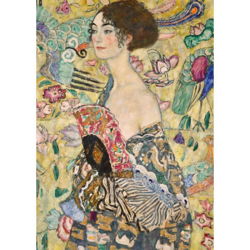 Ravensburger puzzle Klimt: Dama sa lepezom RA12001132 