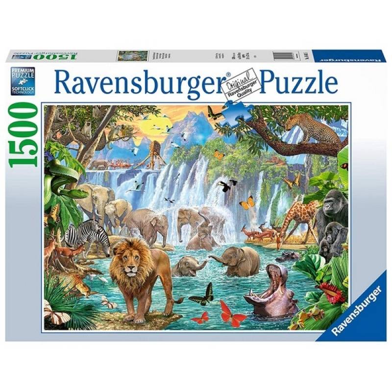 Ravensburger puzzle Safari vodopadi RA16461 