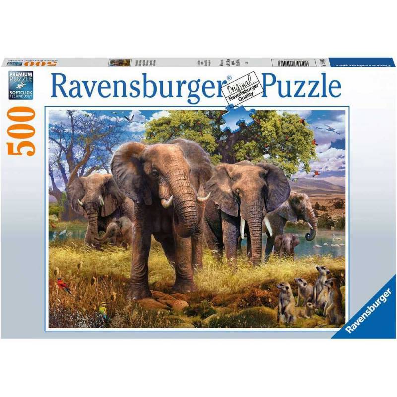 Ravensburger puzzle Slonovi RA15040 