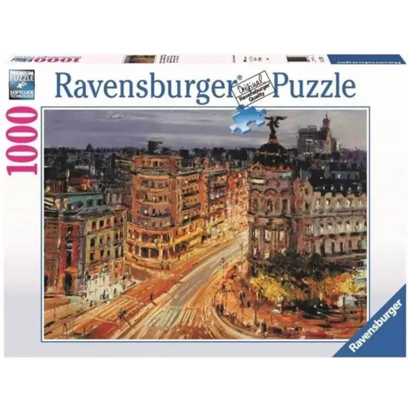 Ravensburger puzzle Ulica Gran Vija, Madrid RA12000609 