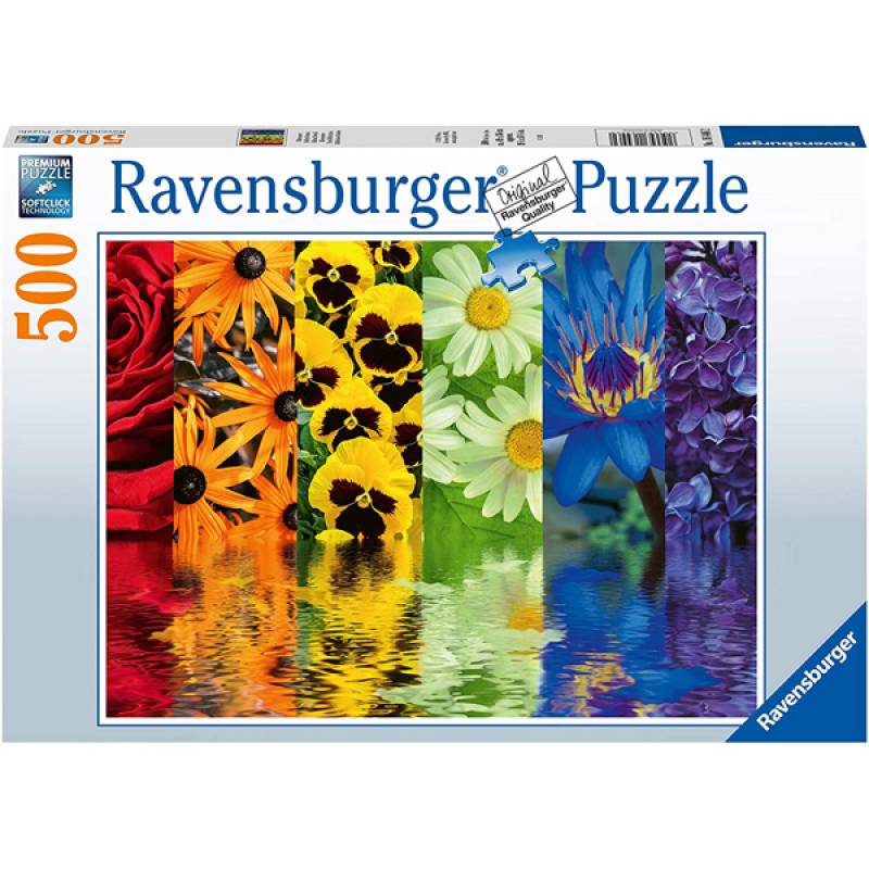 Ravensburger puzzle Refleksija cveća RA16446 