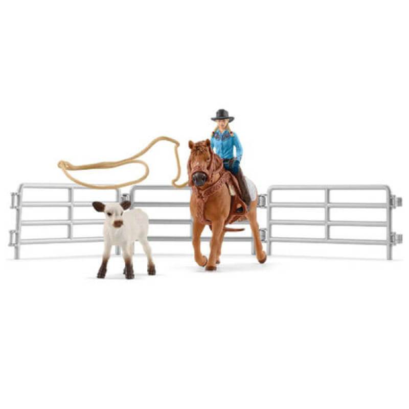 Rodeo devojka sa lasom 42577 