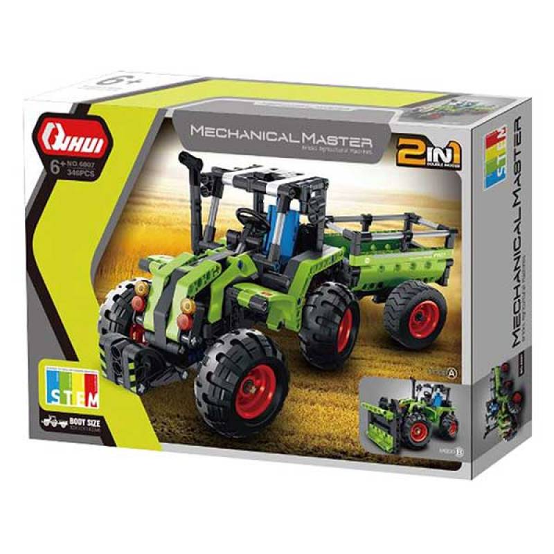 Traktor 2 u 1 sa prikolicom ili plugom 6807 