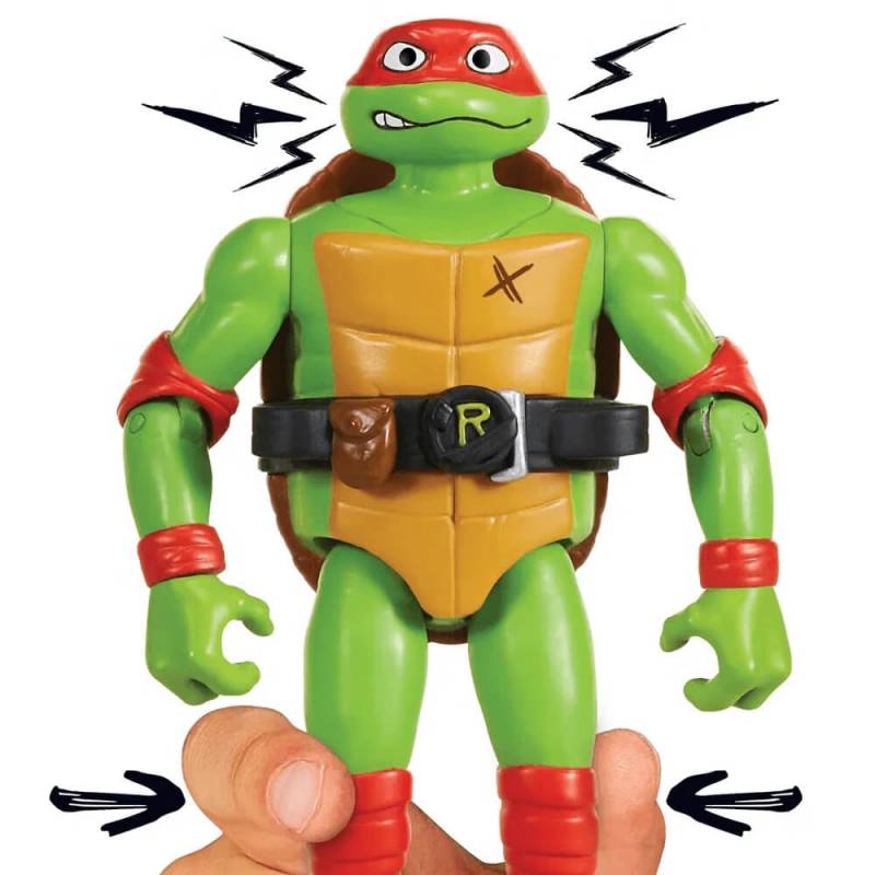TMNT figura Rafaelo sa skrivajućom glavom 