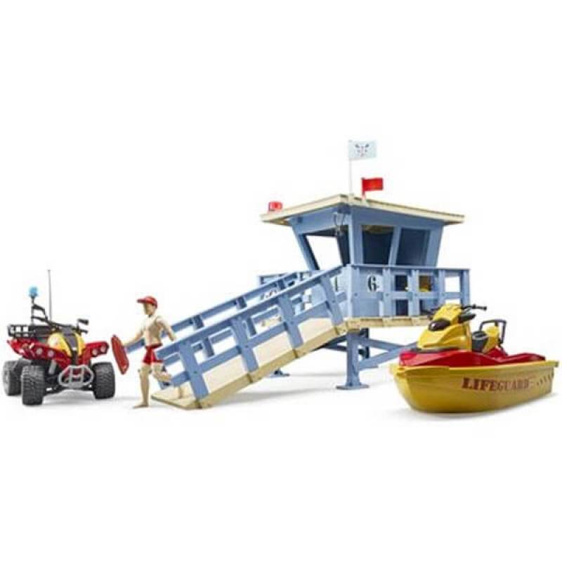 Toranj obalske straže sa četvorotočkašem, skuterom i spasiocem 627805 