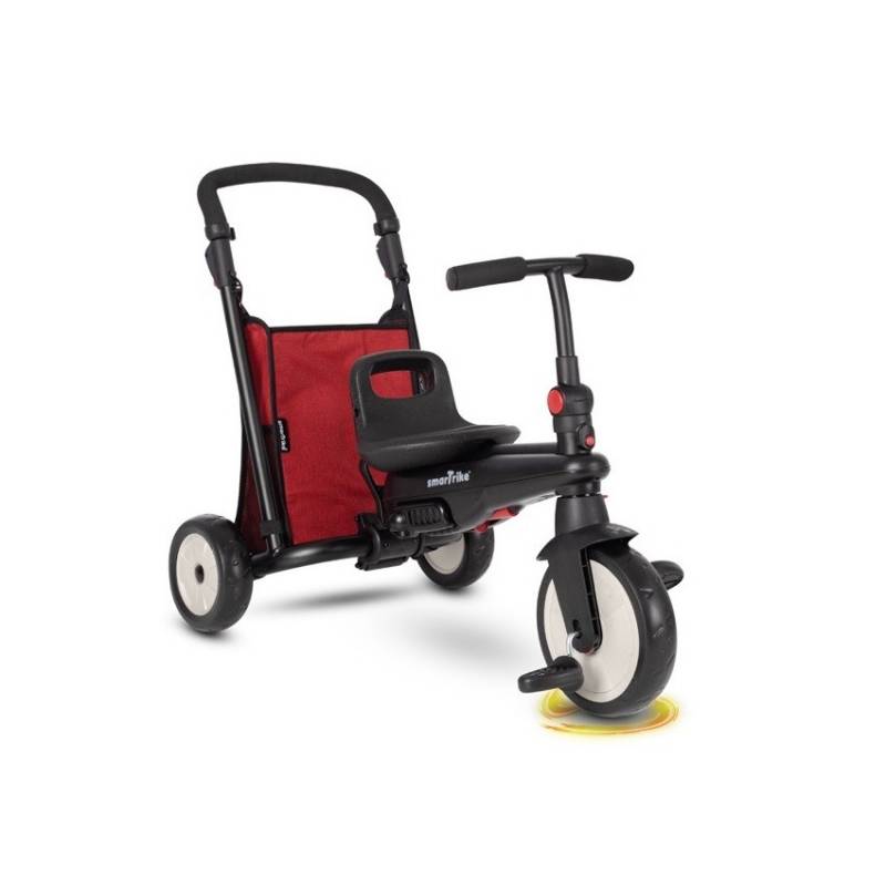 Tricikl Smart Trike Folding 500 plus 9M+ red melange 5055000 