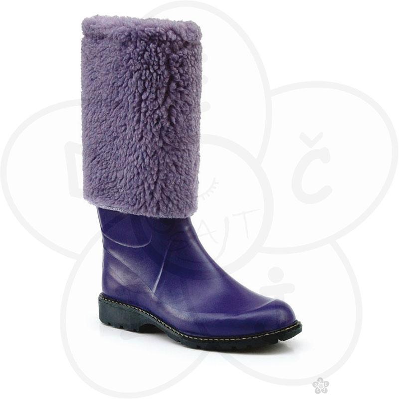 Zenske Gumene Cizme Purple Fur Decji Sajt
