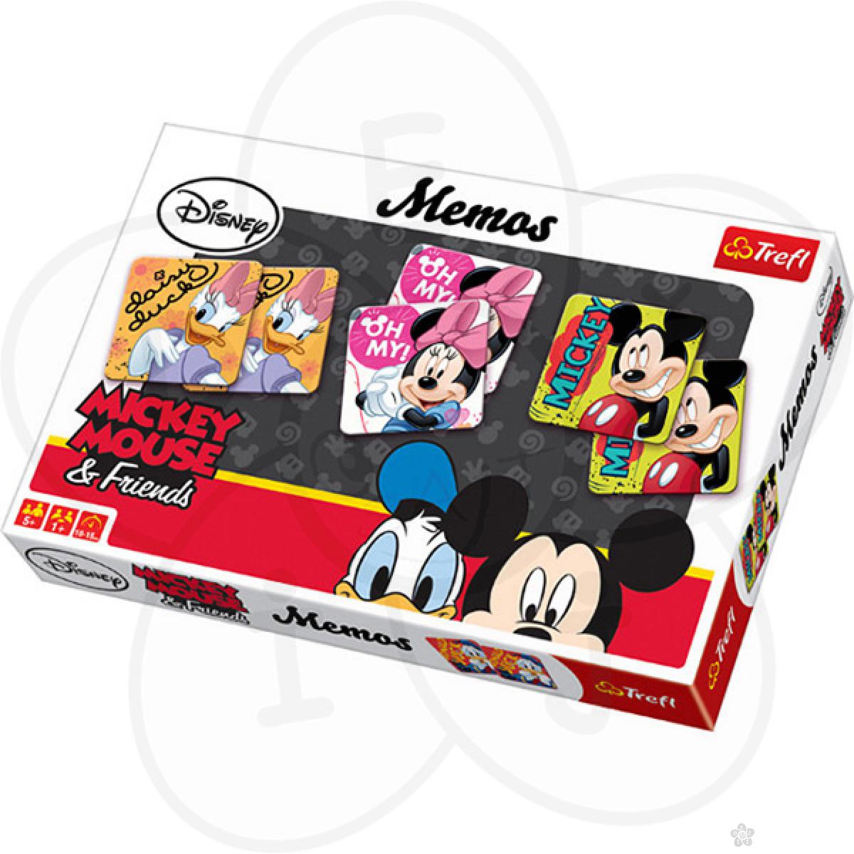 Trefl igra memorije Memos Mickey Mouse 