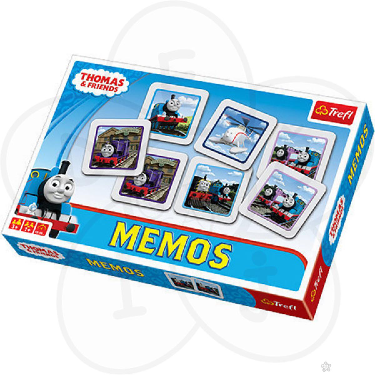 Trefl igra memorije Memos Thomas & Friends 