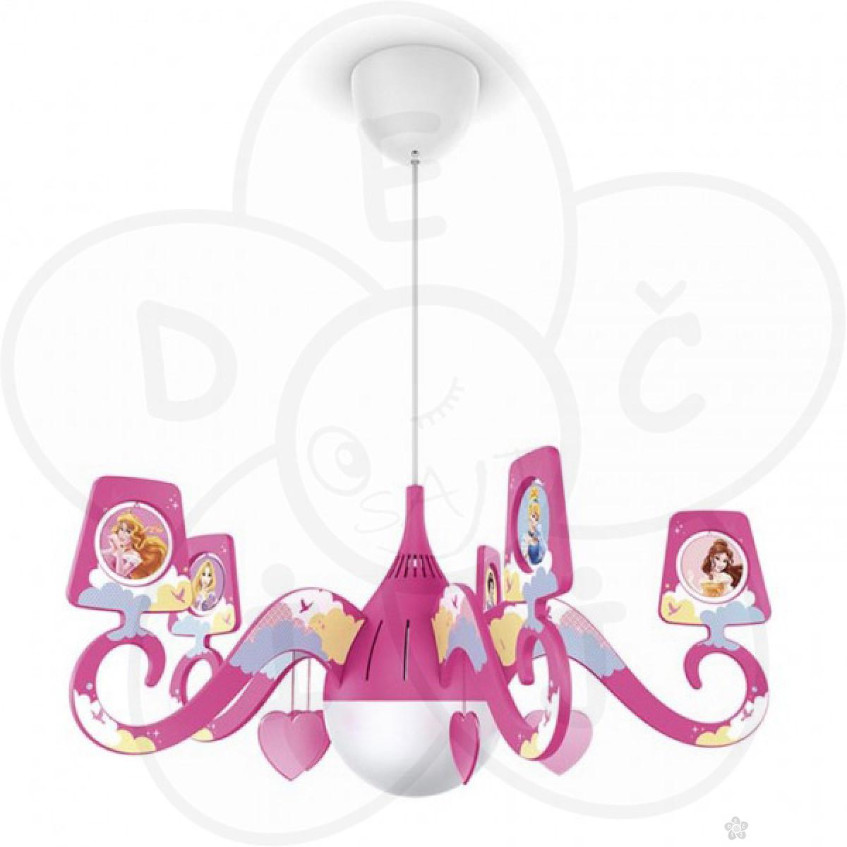 Philips luster Princess chandelier pink 