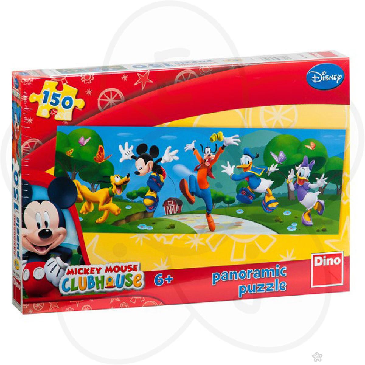 Puzzle za decu Disney Mickey Mouse Clubhouse panoramic puzzle 150 delova 
