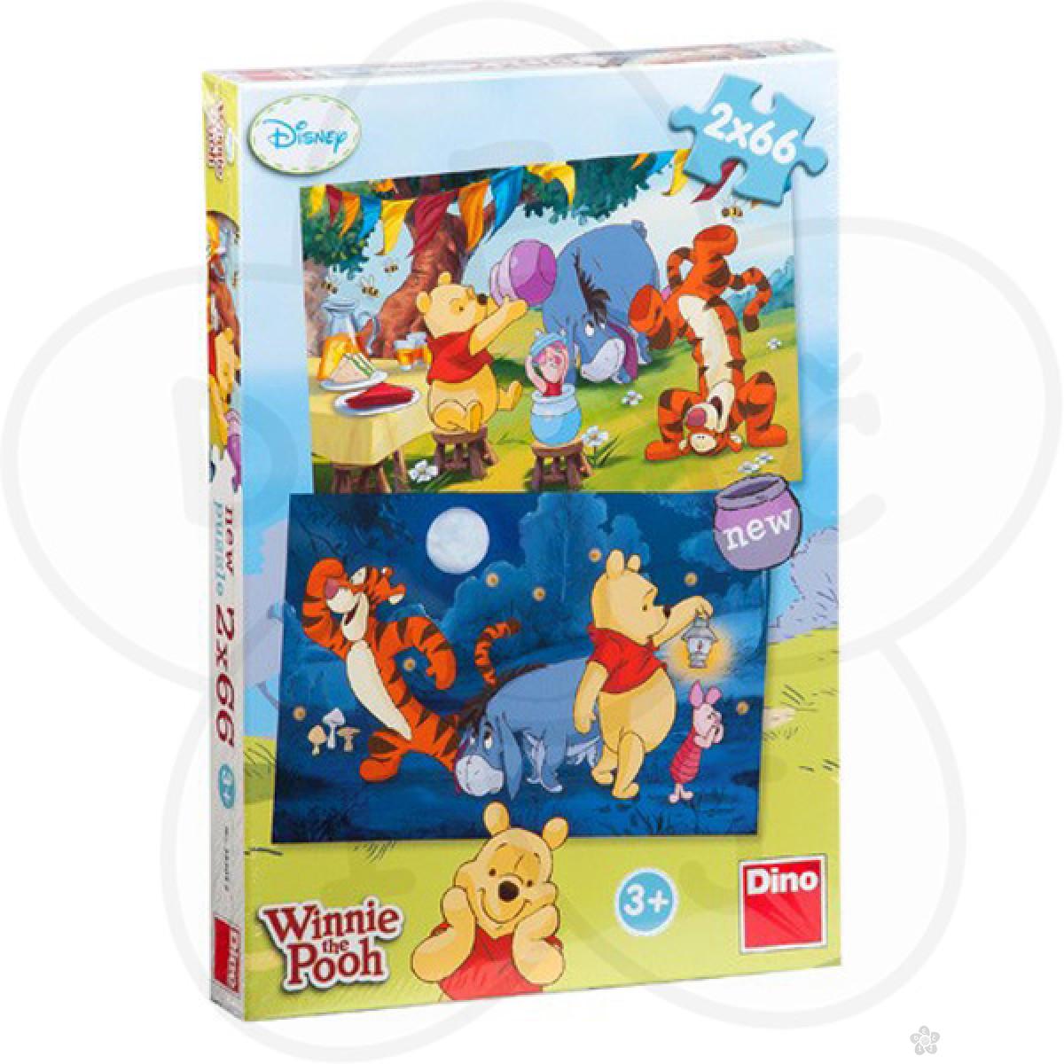 Puzzle za decu Disney Winnie the Pooh 2 x 66 delova D385092 