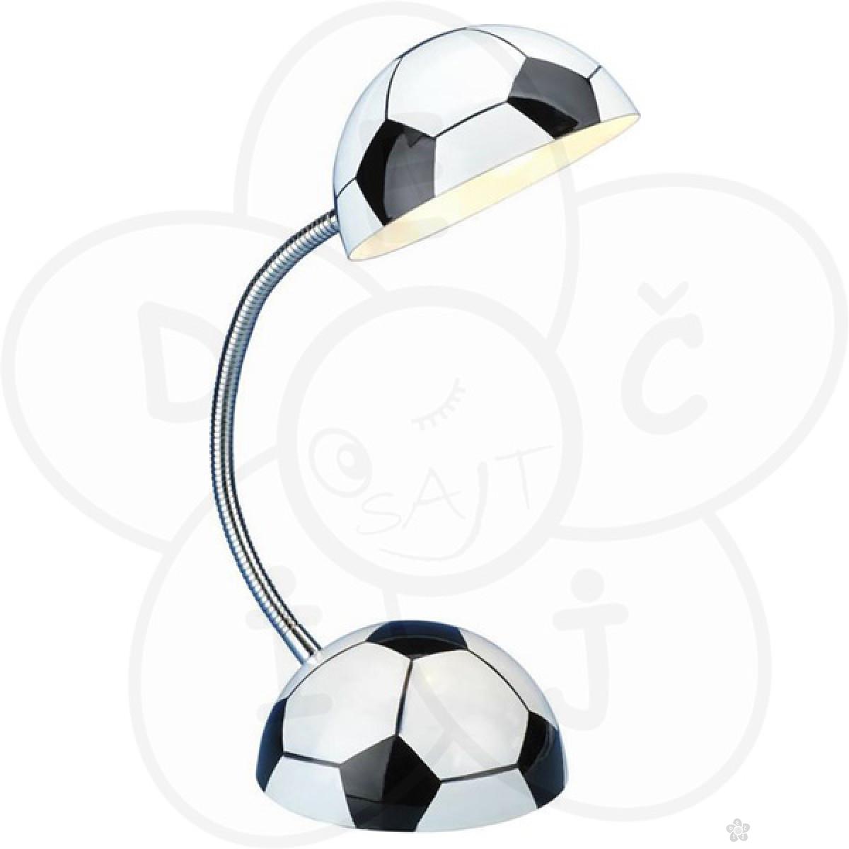 Stona lampa Fudbal, crno-bela 