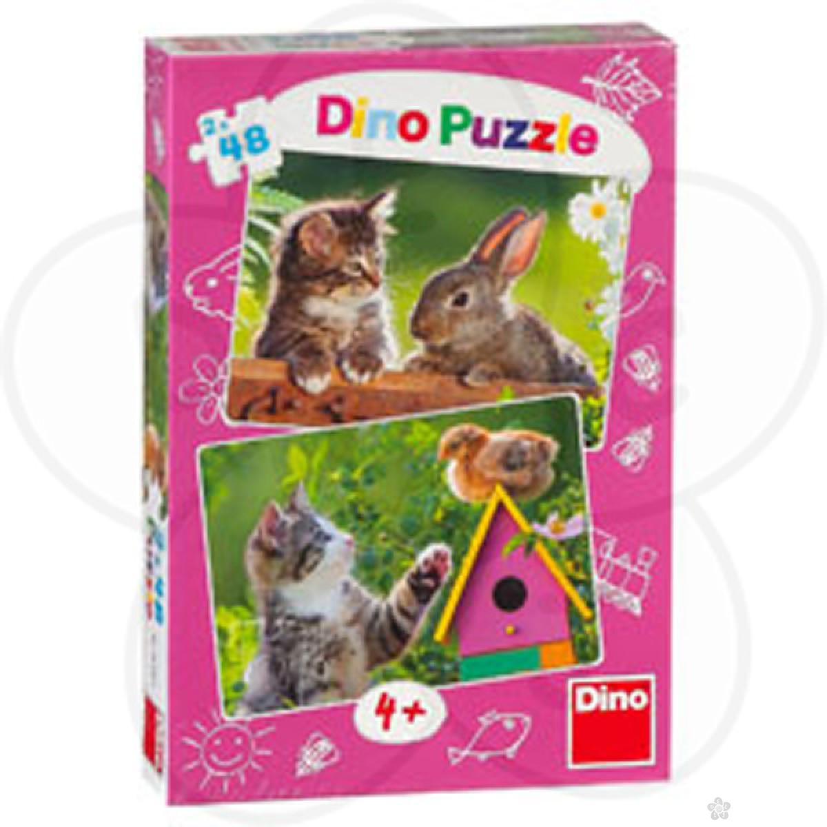 Puzzle za decu Dino Maca 2 x 48 delova, D381483 
