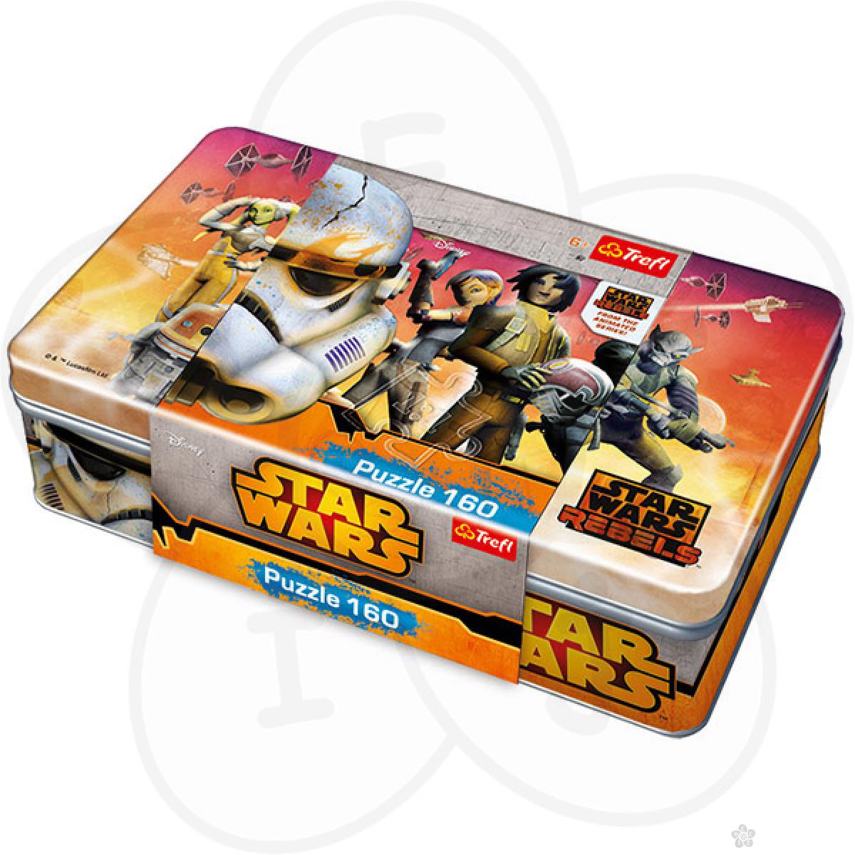 Puzzle za decu Trefl Star wars u metalnoj kutiji 53000 