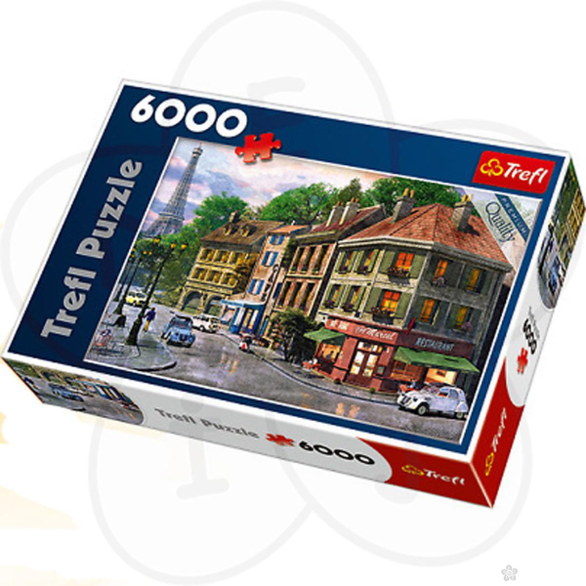 Puzzle za odrasle Trefl Street of Paris 65001 