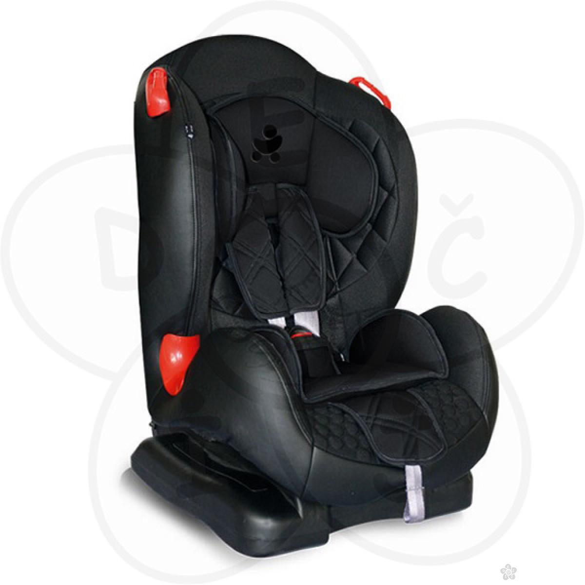 Auto Sedište F1, black leather 9-25kg