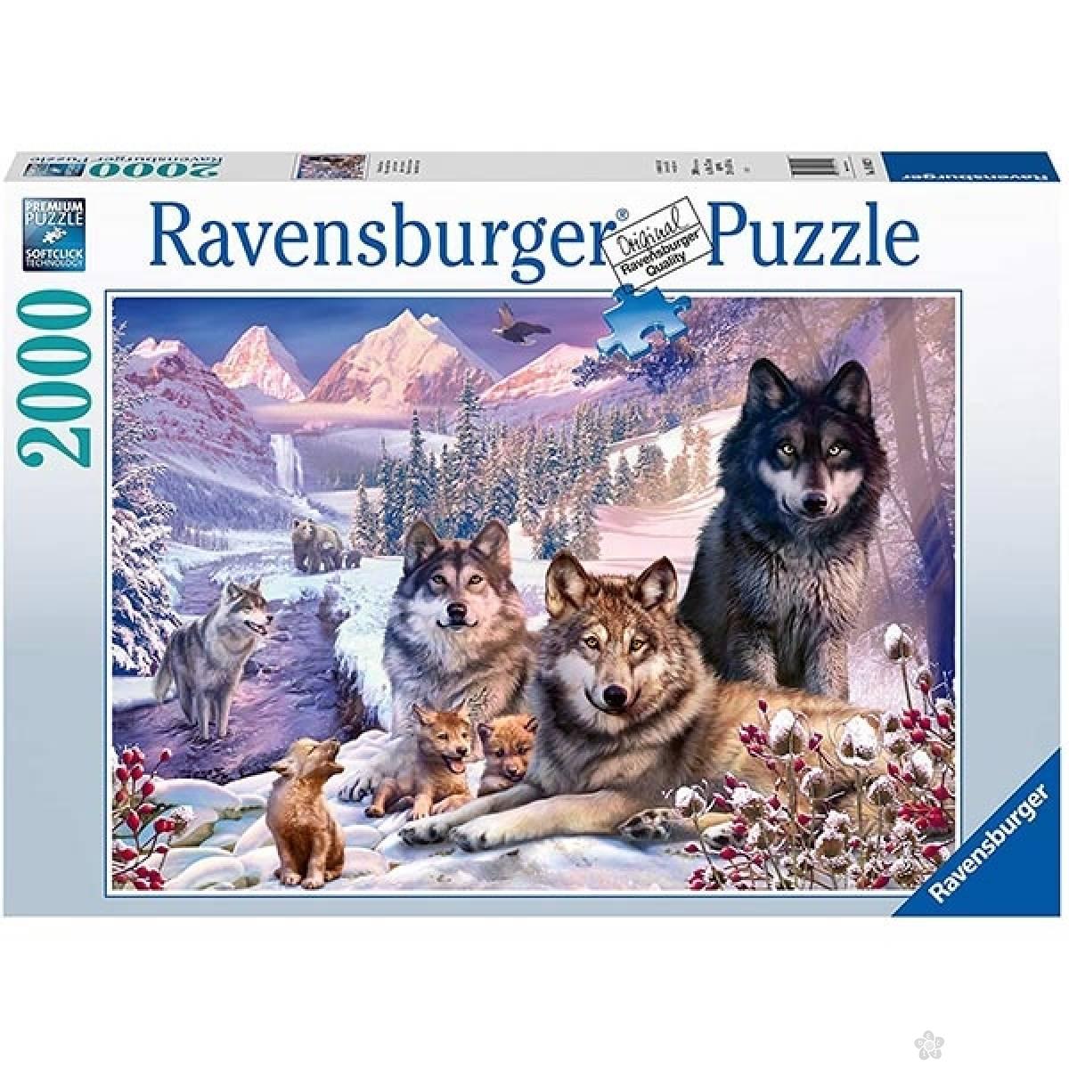 Ravensburger puzzle (slagalice) Porodica vukova RA16012 