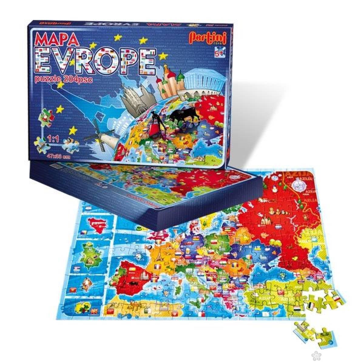 Mapa Evrope 