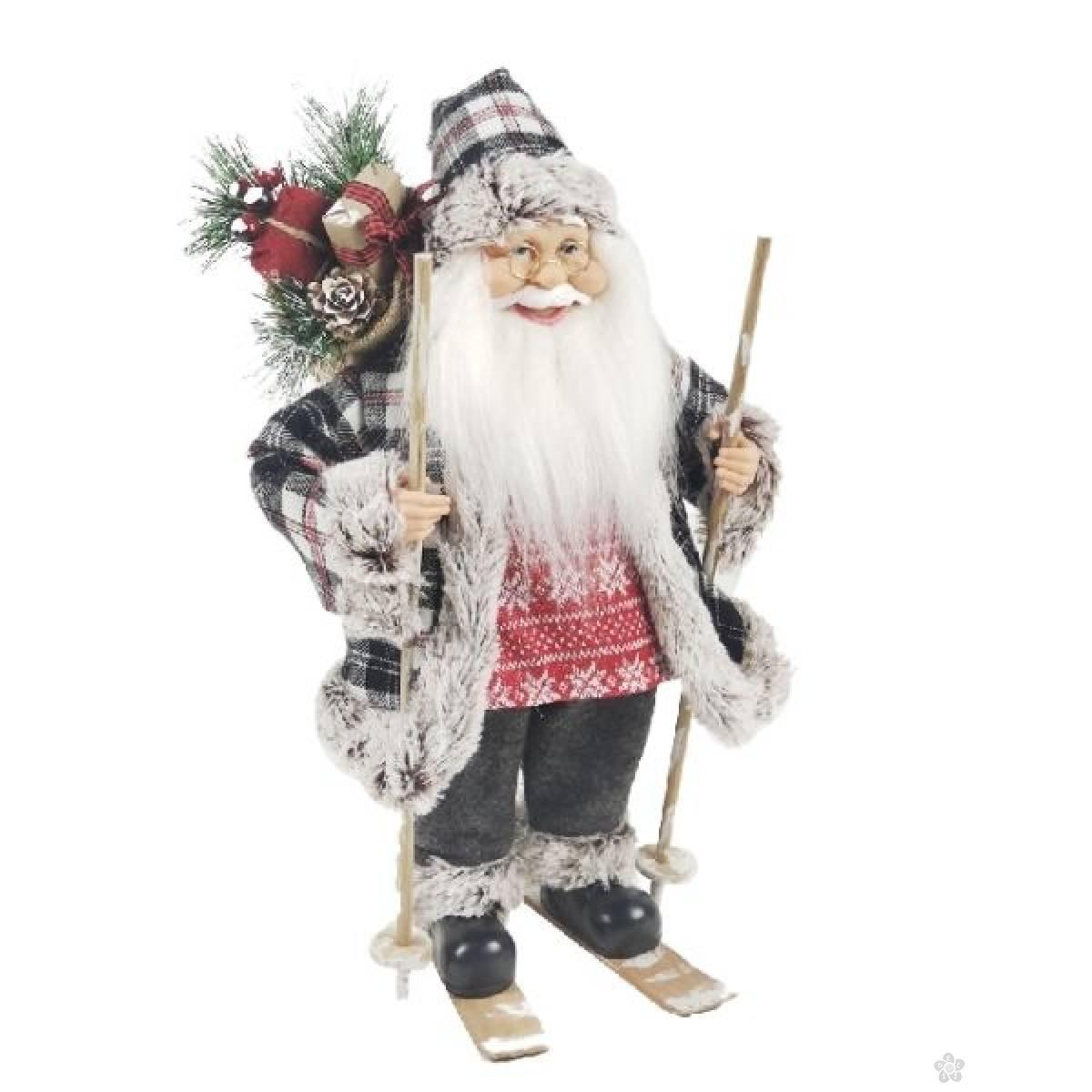 Deda Mraz sa skijama 40cm  42/70204 