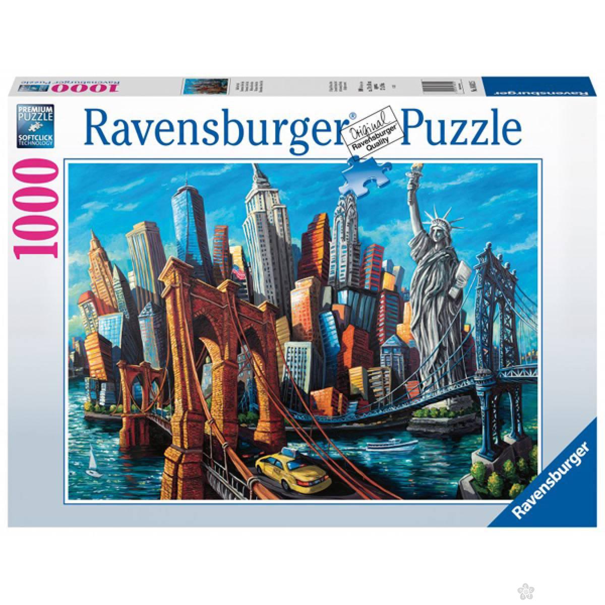Ravensburger puzzle Welcome to New York RA16812 