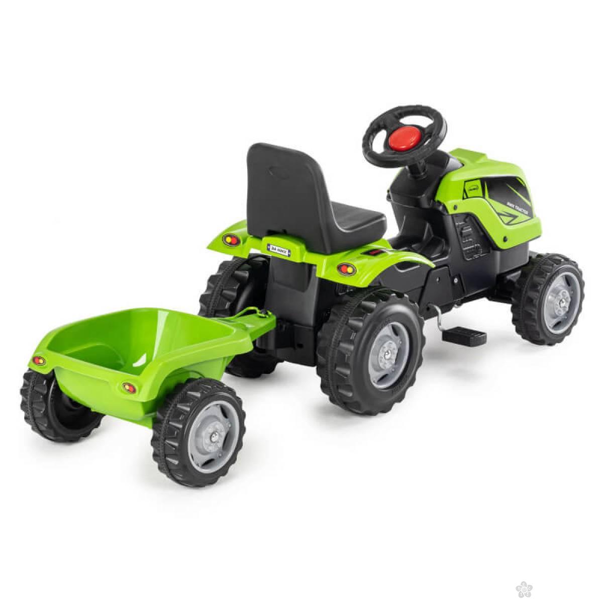 Traktor na pedale model 956-zeleni 