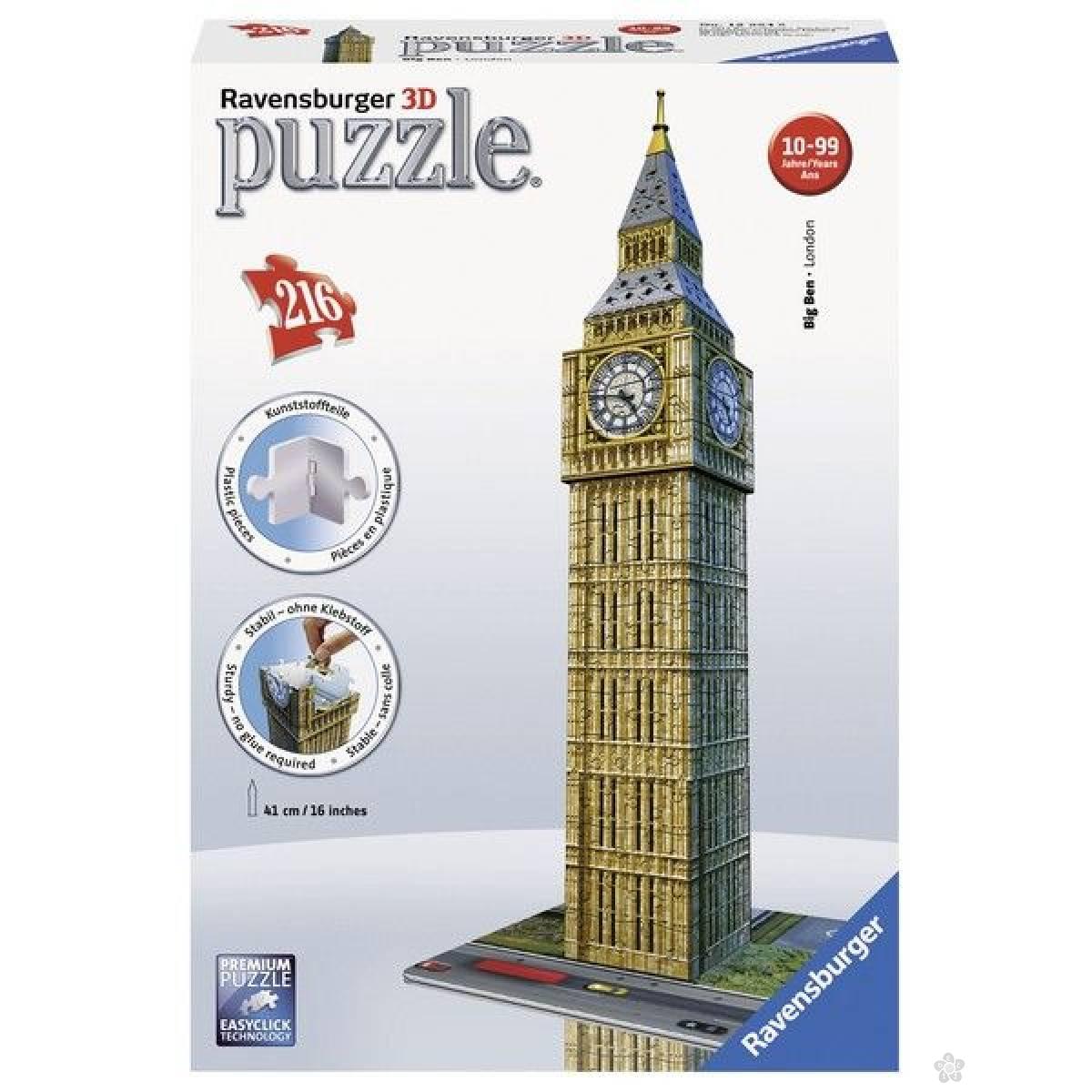 Ravensburger 3D puzzle Big Ben RA12554 