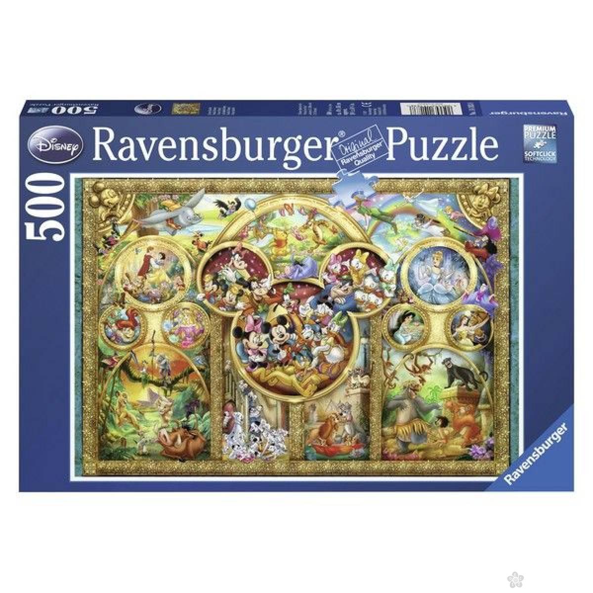 Ravensburger puzzle Dizni porodica u zlatu RA14183 