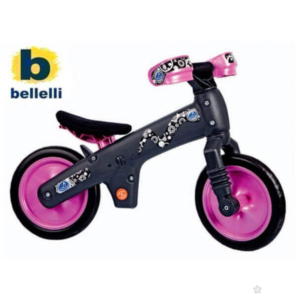 Balans bicikl Bellelli roze 290054 