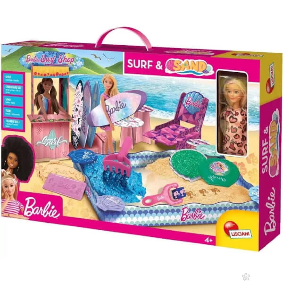 Barbie set surf and sand sa magičnim peskom 50835 